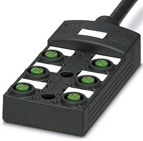 PHOENIX CONTACT SACB-6/6-10.0PUR SCO P Sensor/Aktor-Box, 6 Anzahl der Steckplätze, 4 Polzahl, 10m Leitungslänge, 1130.000g