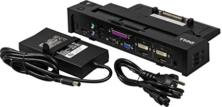 DELL 452-11417 Port-Replikator: Italienisch – Advanced Replikator E/Port II – mit USB 3.0, Adapter 130 W – Keine Halterung, Schwarz