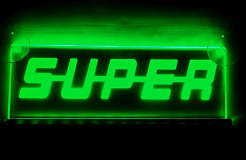 24 V grüne LED-Platte, super beleuchtetes Schilderlicht für Scania Trucks Kabineninnenraum, 250 mm