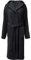 CelinaTex XS-XL Bademantel Kapuze Uni zweifarbig lang aufgesetzte Taschen Damen warm Frottee reine Baumwolle OEKO-TEX Fehmarn