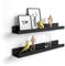 MOBILI FIVER, 2er-Set First Bilderregale, 80 cm, Esche, Schwarz, Made In Italy