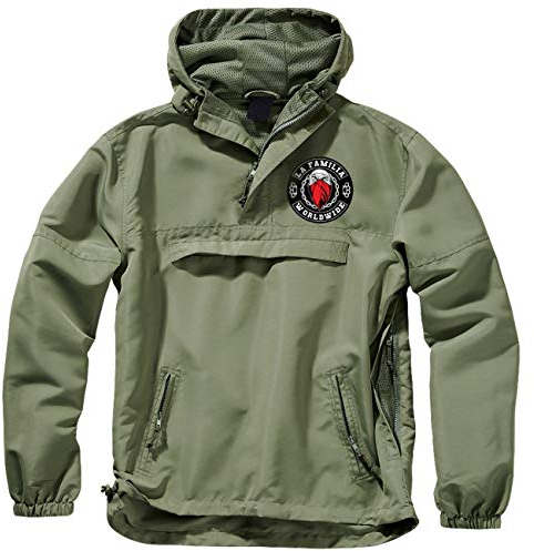 Life Is Pain Herren Windbreaker Herbst Sommer La Familia WORLDWIDE criminal biker rap ultras