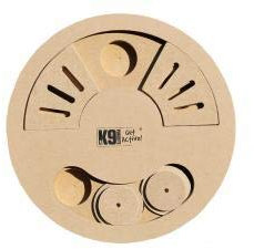 K9 Pursuits IQ Game For Playful Eating | Puzzle Slow Feeder Dog Bowl For Mental Health & Training | Interactive Feeder Toys For Dog's Food | Recyclable Dog Treat Dispenser Toy For Puppies