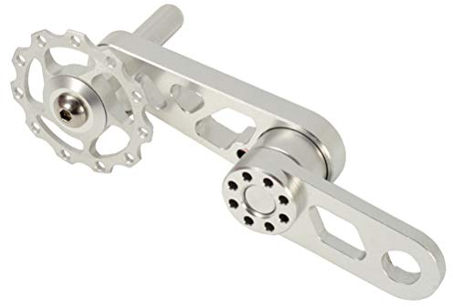 Breale Aluminiumlegierung MTB Bike Radfahren Single Speed Rear Derailleur Chain Tensioner Folding Bicyle Sprocket Oval Guide Wheel