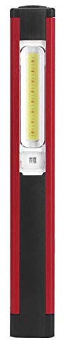 Haofy Lampe de Travail LED Rechargeable, 130 Lumens, 5 Modes (Blanc/ Rouge), Magn¨¦tique, Pliable, IPX4, pour R¨¦paration Auto, Atelier, Camping, Urgence