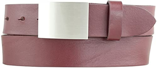 BELTINGER Gürtel aus Vollrindleder 3,5 cm | Jeans-Gürtel für Damen Herren 35mm | Chino-Gürtel Anzuggürtel mit Koppel