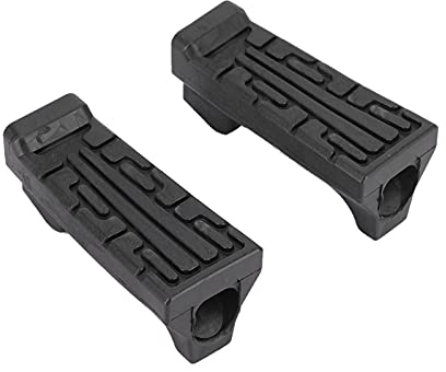 Gummi-Motorradrasten, für Yamaha YBR 125 Teile 1 Paar Gummi-Frontpedal-Fußrasten-Fußrasten Passend für Yamaha YBR 125 für Yamaha YBR 125