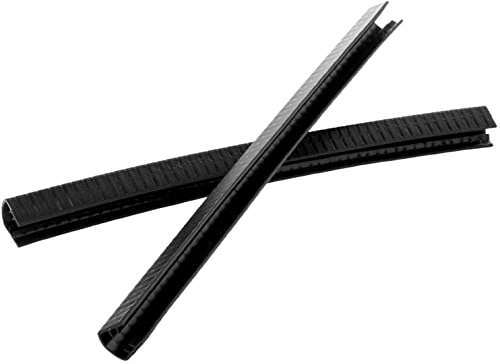 Kantenschutzstreifen Longboard Stoßdämpfende Gummiabdeckung Nasenschwanz Schutz Skateboard Deck Guards Protector für Verringerung Reibung 2 Stück (schwarz)