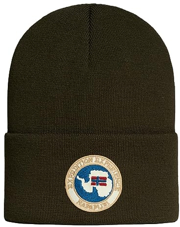 Napapijri F-Mountain 1 Beanie - Green Depths, Grüne Tiefen, Einheitsgröße