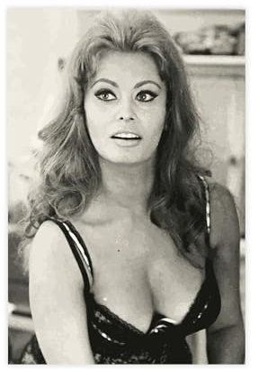 FrySky Schauspieler Sophia Loren Poster 38 Leinwand Poster Schlafzimmer Dekor Sport Landschaft Büro Zimmer Dekor Geschenk ungerahmt 30 x 45 cm