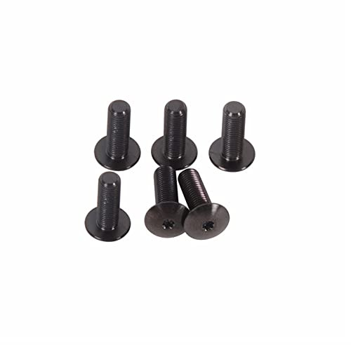 OSTREY Bolzenschraube M4 * 12mm Für Ducati Panigale V4 V4S V4R Windschutzscheibe Schrauben Titan Motorrad Windschutzscheibe Schrauben 6 Stücke (Color : Nero)