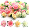 Nayyana 40 Stück künstliche Blumenköpfe, künstliche Blumen, Blumenköpfe, künstliche Blumen, künstliche Rosen, gefälschte Rosenköpfe, Dekoration für Hochzeit, DIY-Party-Dekoration