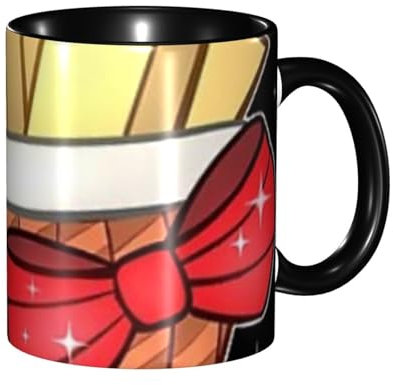 Tasse, 330 ml, individuelle Keramiktasse, Kaffeetasse, Teetasse für Küche, Restaurant, Büro,Fnaf Exotische Butter