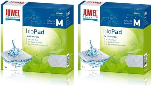 Juwel Aquarium - BioPad M (Compact) - Filterwatte (Packung mit 2)