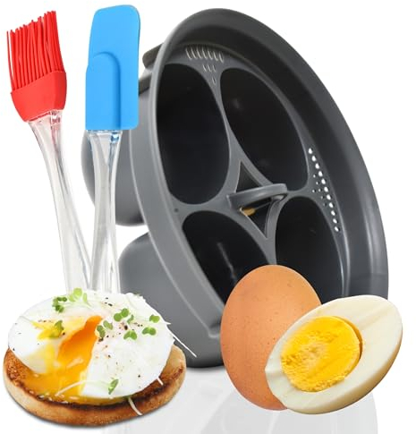- Accesorio thermomix TM6, Cocedor de Huevos Thermomix,Accesorio thermomix 4 huevos, cocedor de huevos al vapor, Thermomix TM6, TM5,TM30-Accesorio robot de cocina.GRATIS brocha y lengua de silicona.
