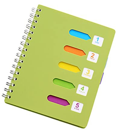 Lurrose Notizbuch Spiralblock B5 Dickes Papier Grün Seitenspiral Notizbuch Für Tagebuch Schule Reise