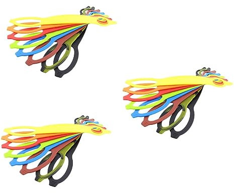 PAMINGONO 3sets Water Bottle Carrier Grip for Cycling Bike Clip Silicone Bottle Strap Handheld Ring Sports Accessory 2pcs*3 Random Color