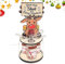 Duroecsain Portabottiglie di Natale, portabottiglie di vino, porta liquori creativi, decorazione natalizia, contenitore di bottiglie di liquori, portabottiglie di Natale, riutilizzabile