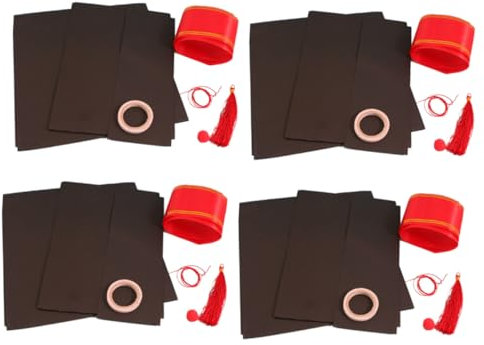 GETAJGHSD 4pcs Graduation Hat DIY Material DIY Graduation Cap Graduation Party Crafts Graduation DIY Tool Make Your Graduation Cap Graduation DIY Craft Graduation Caps Graduation Handmade
