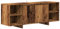 TV-Schrank aus antikem Holz, 130 x 35 x 50 cm, aus mehrschichtigem Holz, kangqiling856788