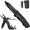 HONZIN Multitools Pliers, Foldable Multi-Purpose Pliers, Stainless Steel Multifunctional Pliers Multitool with Nylon Pouch, Bottle Opener, Screwdriver, Can Opener, Ideal for Camping, Hiking, Outdoor