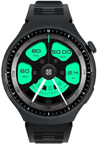 HKIDKK Smart Watch 1.52HD Screen Heart Rate MonitorBluetooth Talking Sports Smart Watch for Men Women(Black)