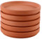 POPETPOP Pot De Fleurs 5 Petites Soucoupes en Terre Cuite pour Pots De Fleurs Soucoupe en Argile