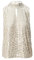 comma Blusentop mit Pailletten helles beige 46