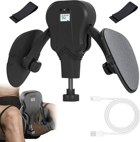 Oberschenkeltrainer für Männer Frau , LCD-Zählung Beckenboden Trainer, Multifunktionaler Oberschenkeltrainer Beinpresse für Zuhause, Beckenbodentrainer mit Zeigt Kalorien