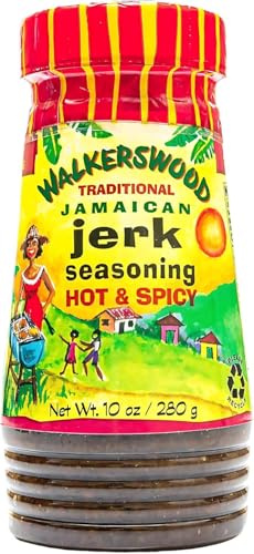 Africa Select Walkerswood Traditional Jamaican Jerk Seasoning Paste 280g x 6 Pack | Hot & Spicy Authentic Caribbean Cooking Marinade