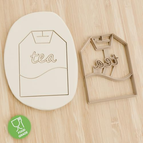 Teebeutel cookie cutter Fondant Keksstempel/Ausstechform keksausstecher PLA ca.8cm