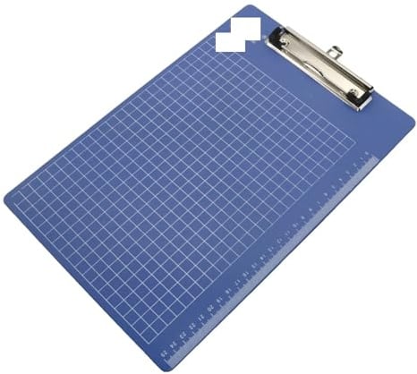 4 Stück Schreib-Zwischenablage A4 Zwischenablage Schreibtafel Clip Menü Rechnung Ordner Dokumentenhalter Größe Schule Bürobedarf für Büro,Küche und Werkstatt
