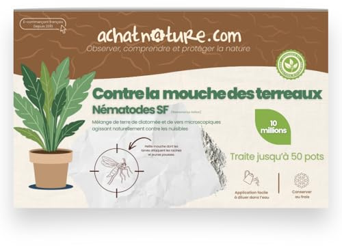 Nematodi SF contro moscerini dei terricciati (Per trattare 50 vasi - 10 milioni)