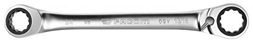 Facom 65.3/8X7/16-12c cricchetto 15 g 3 / 8x7 / 16