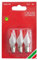 Konstsmide Ersatzbirne, Glas, E10, 3 W, Transparent, 3 Stück (1er Pack)