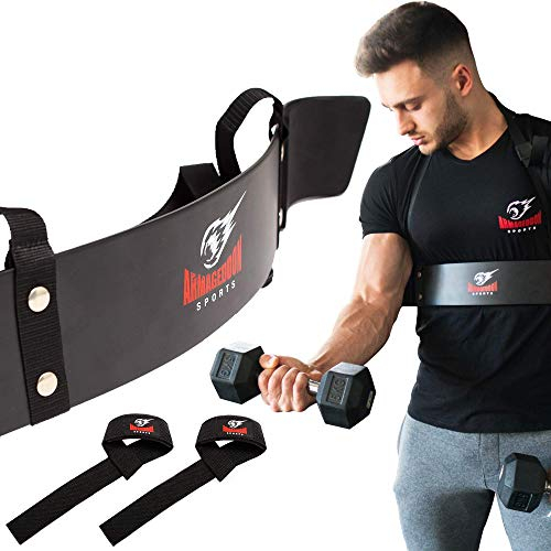 Arm Blaster für Bizeps-Curls – Professionelles Trainingsgerät für Muskelaufbau der Arme – Ergonomischer, Verstellbarer Support für Männer und Frauen – Ideal für Bodybuilding und Fitnessstudio