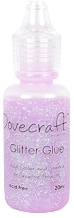 Dovecraft DCBTL006 Refill Pack, Glitter Glue, Candyfloss, 7 x 3 x 4 cm