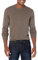 Amazon Essentials Men's Long-Sleeve Crewneck Jumper, 100% Cotton, Big & Tall Options Available, Brown Heather, L