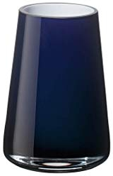Villeroy und Boch Numa Mini Vase Midnight Sky, 12 cm, Glas, Blau
