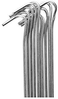 St@llion Tent Pegs 10 Pieces Rust Proof 9 Inch Metal Heavy Duty Curved Hook On Top Garden Ground Sheet Tarp (Pack of 3)
