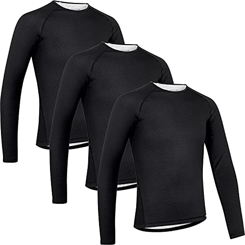 GripGrab Ride Thermo Baselayer Herren Fahrrad Langarm Funktionsunterhemd | 1er und 3er Pack, Anti-Geruch Unterhemd, Polyester/Polypropylen, warm & atmungsaktiv für kalte bis milde Temperaturen