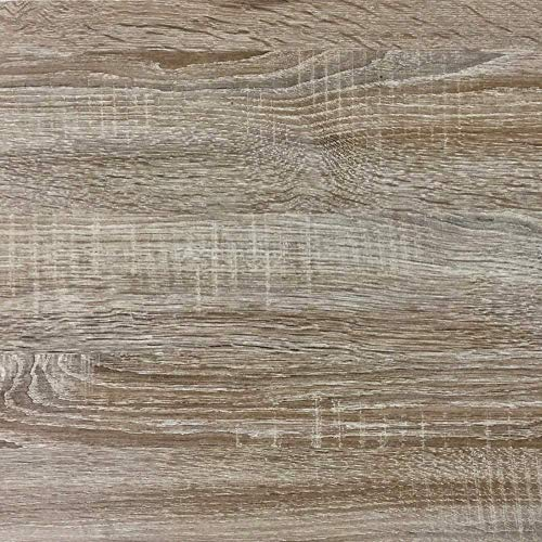 [15,44€/m²] Klebefolie in Holz-Optik - WUNSCHMAß inkl. Rakel & E-Book I Selbstklebende Holz Folie für Möbel & Küche - hitzebeständig & abwaschbar I Möbelfolie Holzdekor (SONOMA HELL, LFM x 90cm)