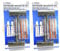 BENSON 2 x Notfall Autoreifen Reparaturset 9-teiliges Flickzeug als Pannenhilfe für Reifenreparatur - 2er Pack