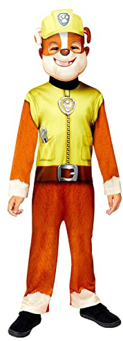 (PKT) (9909123) Child Boys Rubble Classic Costume (3-4yr) - Paw Patrol