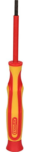 KS Tools Isolierter Präzisions 500.6143 Tournevis de précision isolé 3,5 mm, fente 3,5 mm