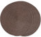 FunWheat Lot de 6 Sets de Table Ronds tressés pour Tables de Salle à Manger, lavables, antidérapants, 38,1 cm (Marron, 6 pièces)