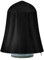 Unnosin Outdoor 91 x 107 cm Garden Fountain Cover, Heavy Duty Waterproof Bird Bath Cover, Fountain Cover with Locking Drawstring for Winter Black