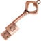 32GB USB Stick USB 3.0, BorlterClamp USB-Flash-Laufwerk Retro Metall Herzförmiger Schlüssel Geformt Speicherstick