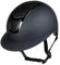 HKM Unisex – Erwachsene Glamour Shield Reithelme, 9191 schwarz/schwarz, 59-61 cm