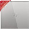 BSEED Touch Lichtschalter Kristall Glasscheibe Glaspanel für 1 Fach Dimmer Schalter Grau 86mm